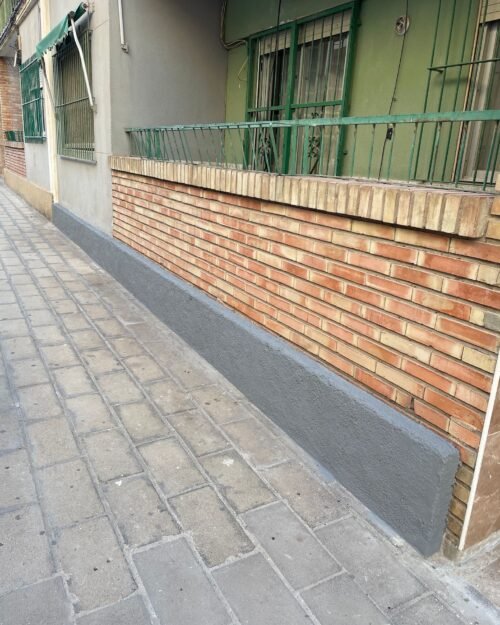 Reparación de zócalo de edificios en Alicante
