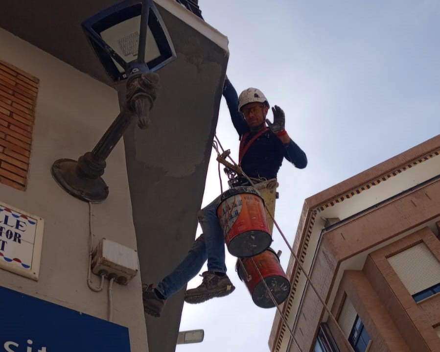 trabajos en altura alicante aurea vertical